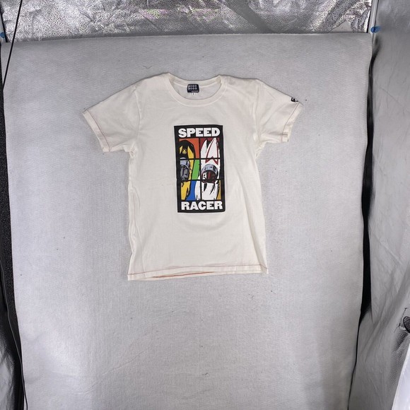 Takeokikuchi SPEED RACER Movie T-shirt Cartoon 1990's Warner Bros Japan 3 Small - Picture 13 of 13
